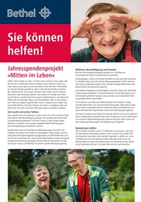 Bethel Stiftung Prospekt - Stiftung Bethel