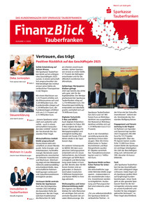Sparkasse Prospekt - Finanzblick Tauberfranken
