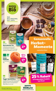 BioMarkt Prospekt - Angebote ab 23.09. - Seite 1