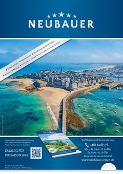 Neubauer Touristik Prospekt - Katalog für die Saison 2024