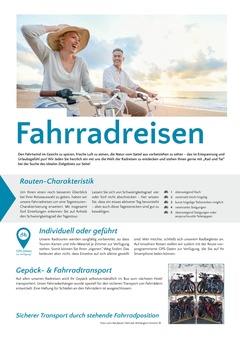 Neubauer Touristik Prospekt - Fahrradreisen 2024