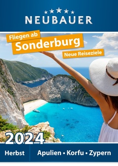 Neubauer Touristik Prospekt - Fliegen ab Sonderburg Herbst 2024