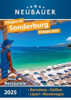 Neubauer Touristik Prospekt - Fliegen ab Sonderburg