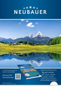 Neubauer Touristik Prospekt - NB Zeitungsbeilage