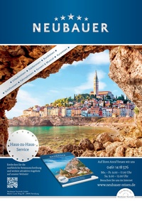 Neubauer Touristik Prospekt - Angebote ab 15.11.