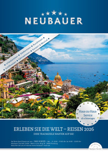 Neubauer Touristik Prospekt - Reisen 2026