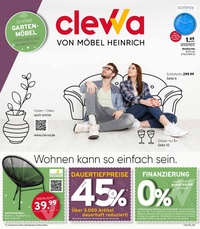 Möbel Heinrich Prospekt - Clevva - Wohnen kann so einfach sein. Clevva_C04/25+CG1/25