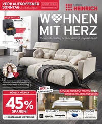 Möbel Heinrich Prospekt - Wohnen mit Herz