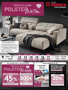 Möbel Heinrich Prospekt - Polsterwelten