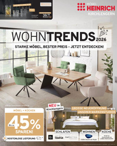 Möbel Heinrich Prospekt - Wohntrends 2026