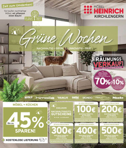 Möbel Heinrich Prospekt - Grüne Wochen