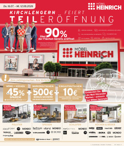 Möbel Heinrich Prospekt - Möbel Heinrich