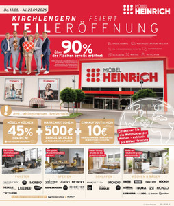 Möbel Heinrich Prospekt - Kirchlengern