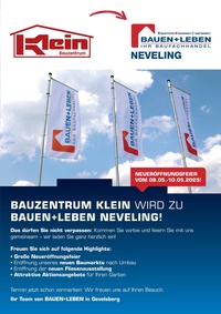 BAUEN+LEBEN Prospekt - Angebote ab 03.05.