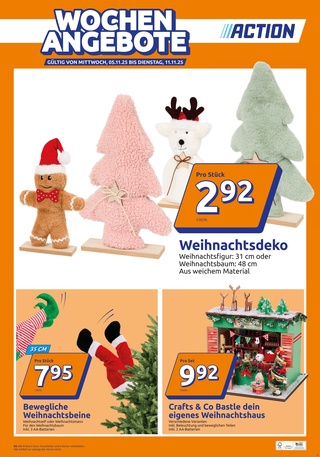 Vorschau des Action Prospekts - Günstige Weihnachtsdeko für ein stimmungsvolles Fest, Seite 3