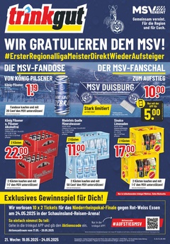 trinkgut Prospekt - Angebote ab 19.05.