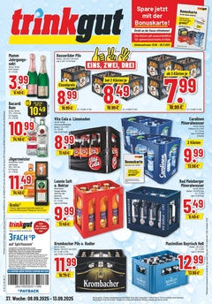 trinkgut Prospekt - Angebote ab 08.09.