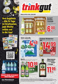 trinkgut Prospekt - Angebote ab 15.09.