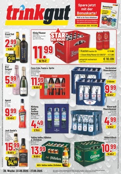trinkgut Prospekt - Angebote ab 22.09.