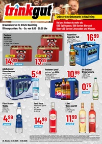 trinkgut Prospekt - Angebote ab 22.09.