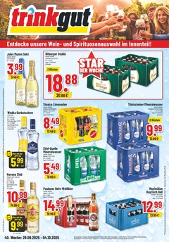 trinkgut Prospekt - Angebote ab 29.09.