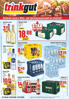 trinkgut Prospekt - Angebote ab 29.09.