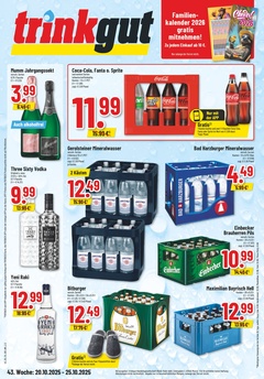 trinkgut Prospekt - Angebote ab 20.10. - Seite 1
