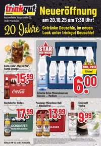trinkgut Prospekt - Angebote ab 20.10.