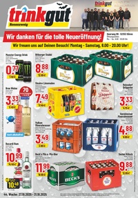trinkgut Prospekt - Angebote ab 27.10.