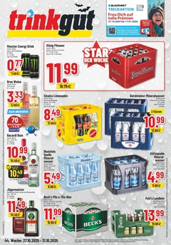 trinkgut Prospekt - Angebote ab 27.10. - Seite 1