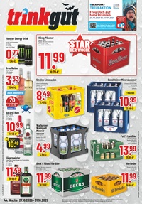 trinkgut Prospekt - Angebote ab 27.10.