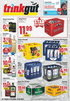 trinkgut Prospekt - Angebote ab 27.10. - Seite 1