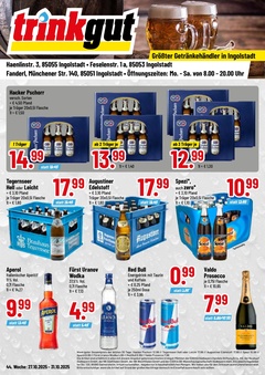 trinkgut Prospekt - Angebote ab 27.10. - Seite 1