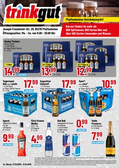 trinkgut Prospekt - Angebote ab 27.10. - Seite 1