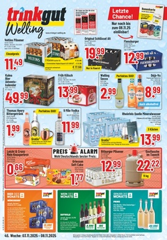 trinkgut Prospekt - Angebote ab 03.11. - Seite 1