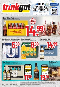 trinkgut Prospekt - Angebote ab 03.11. - Seite 1