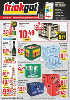 trinkgut Prospekt - Angebote ab 10.11. - Seite 1