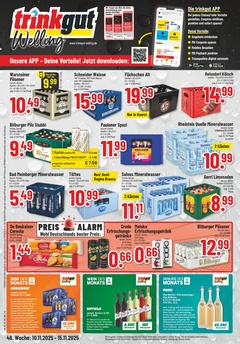 trinkgut Prospekt - Angebote ab 10.11. - Seite 1