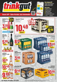 trinkgut Prospekt - Angebote ab 10.11. - Seite 1