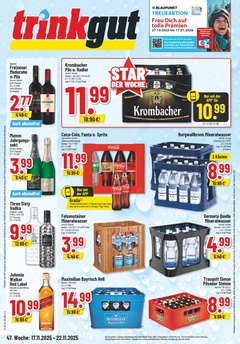 trinkgut Prospekt - Angebote ab 17.11. - Seite 1