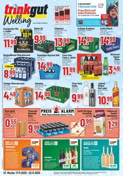 trinkgut Prospekt - Angebote ab 17.11. - Seite 1