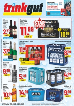 trinkgut Prospekt - Angebote ab 17.11. - Seite 1