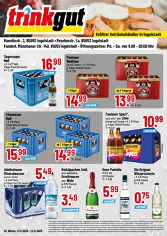 trinkgut Prospekt - Angebote ab 17.11. - Seite 1