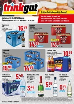 trinkgut Prospekt - Angebote ab 17.11. - Seite 1