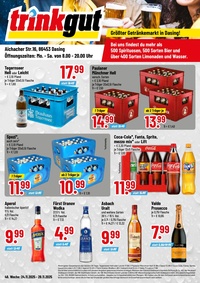 trinkgut Prospekt - Angebote ab 24.11.