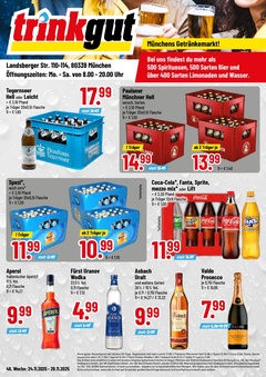 trinkgut Prospekt - Angebote ab 24.11. - Seite 1