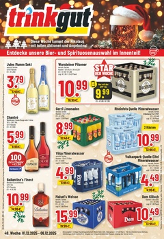 trinkgut Prospekt - Angebote ab 01.12. - Seite 1