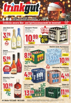 trinkgut Prospekt - Angebote ab 01.12. - Seite 1