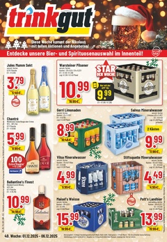 trinkgut Prospekt - Angebote ab 01.12. - Seite 1