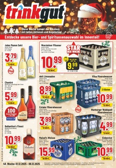 trinkgut Prospekt - Angebote ab 01.12. - Seite 1